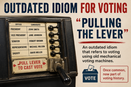 Outdated Idiom for Voting: Crossword Answer Explained